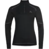 ODLO T-SHIRT ML 1/2 ZIP X-WARM W BLACK 23 -Rossignol Soldes Magasin 9 75990 t shirt ml 1 2 zip x warm w black 159211 15000 01