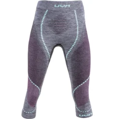 UYN LADY AMBITYON UW PANTS MEDIUM MELANGE BLACK MELANGE/PINK/AQUA 22