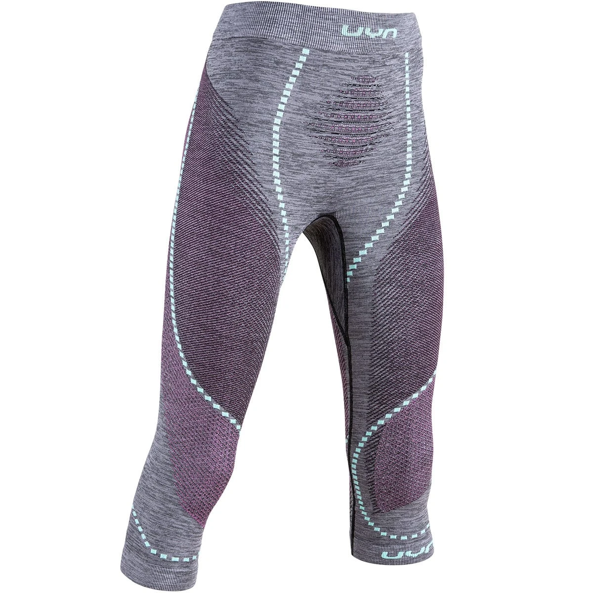 UYN LADY AMBITYON UW PANTS MEDIUM MELANGE BLACK MELANGE/PINK/AQUA 22 5 UYN LADY AMBITYON UW PANTS MEDIUM MELANGE BLACK MELANGE/PINK/AQUA 22 – Image 3