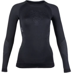 UYN LADY FUSYON UW SHIRT LG SL BLACK/ANTHRACITE/ANTHRACITE 22