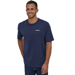 PATAGONIA M'S P-6 LOGO RESPONSIBILI-TEE CLASSIC NAVY 23