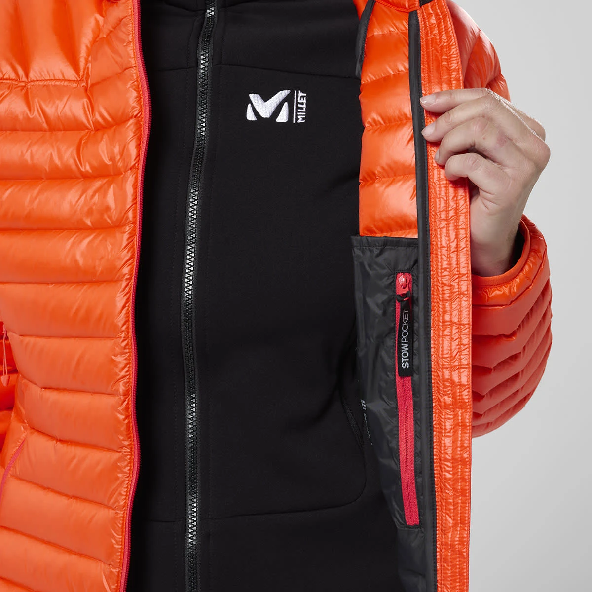 MILLET K SYNTH'X DOWN HOODIE W CORAL CHROME 22 7 MILLET K SYNTH'X DOWN HOODIE W CORAL CHROME 22 â Image 5