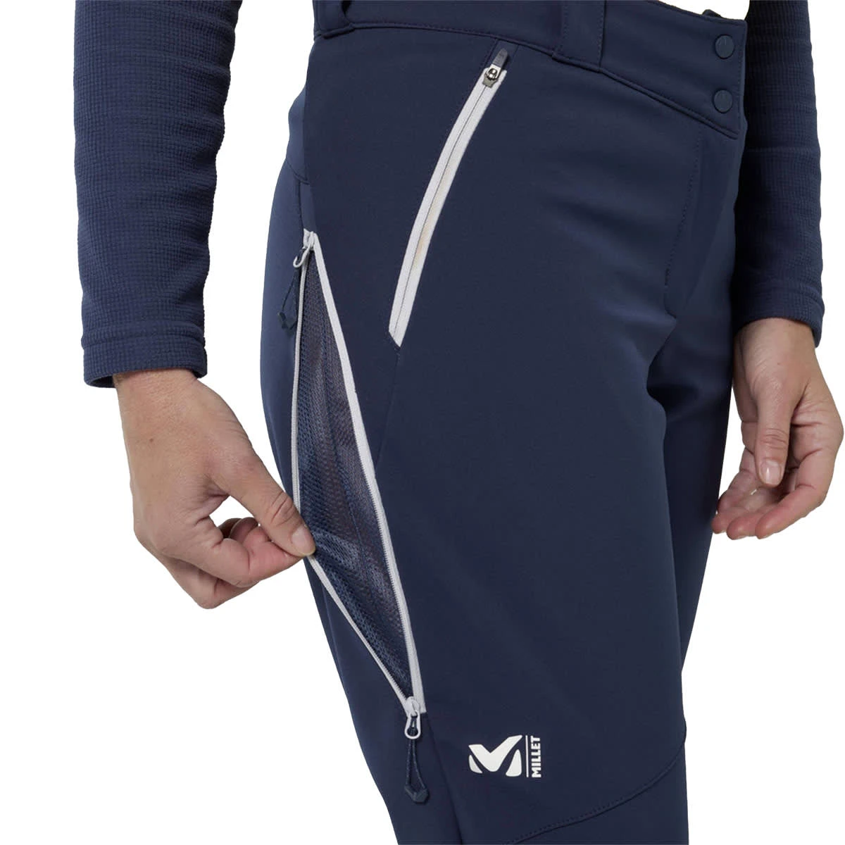 MILLET GEILO SHIELD II PANT W ORION BLUE/TANGO 22 6 MILLET GEILO SHIELD II PANT W ORION BLUE/TANGO 22 – Image 4
