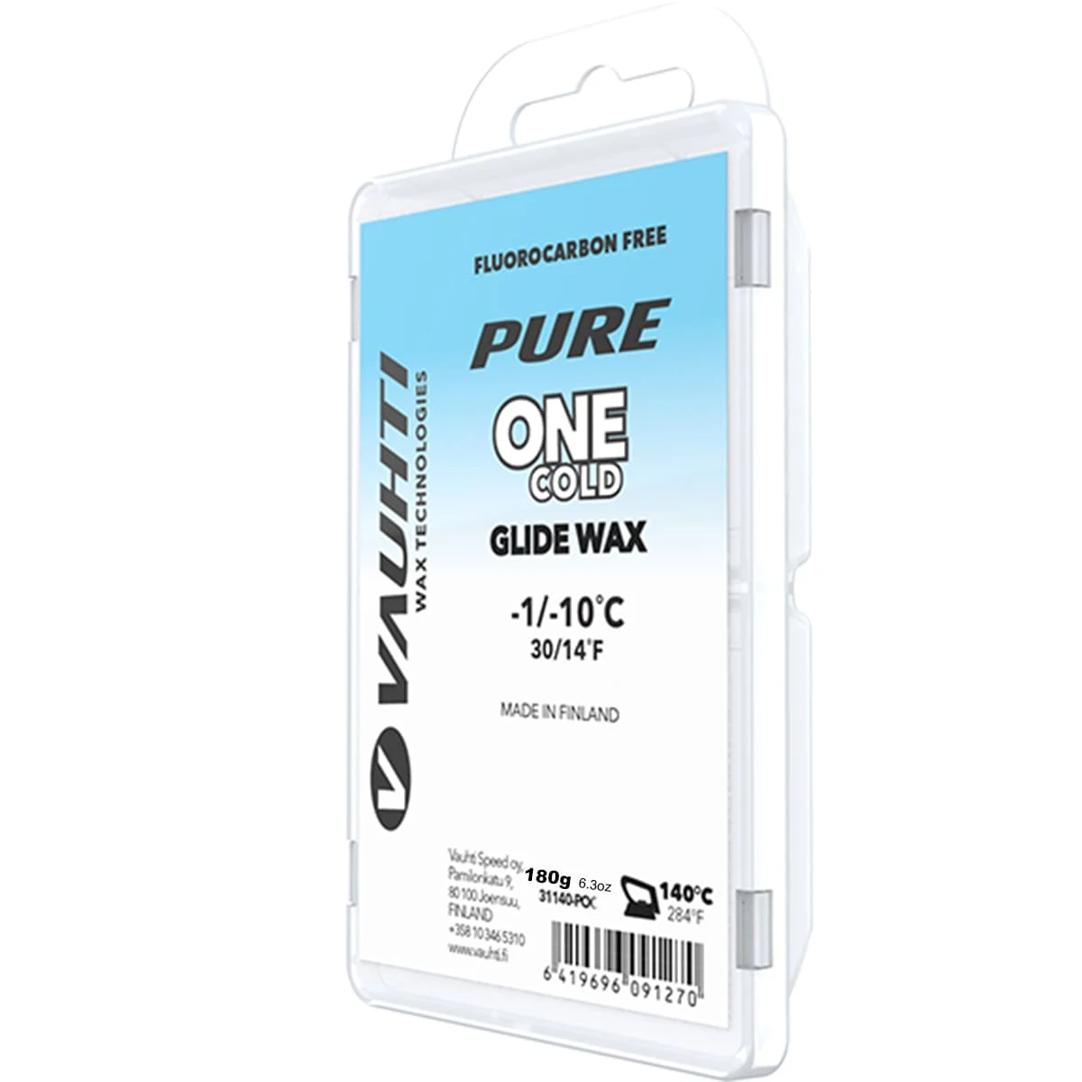 VAUHTI PURE ONE COLD 180 -1/-10ºC 22 3 VAUHTI PURE ONE COLD 180 -1/-10ºC 22