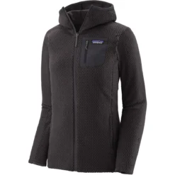 PATAGONIA W'S R1 AIR FULL-ZIP HOODY BLACK 23