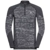 ODLO BLACKCOMB ECO BL TOP TURTLE NECK L/S HALF ZIP BLACK SPACE DYE 23 -Rossignol Soldes Magasin 9 95373 blackcomb eco bl top turtle neck l s half zip black space dye 188592 60223 01