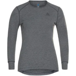 ODLO ACTIVE WARM ECO BL TOP CREW NECK L/S W ODLO STEEL GREY MELANGE 23