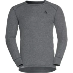 ODLO ACTIVE WARM ECO BL TOP CREW NECK L/S ODLO STEEL GREY MELANGE 23