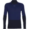 ICEBREAKER 200 SONEBULA LS HIGH NECK MIDNIGNT NAVY/ROYAL N /CB 23