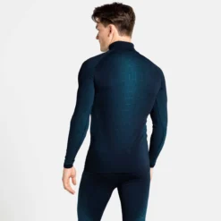 ODLO PERFORMANCE WARM ECO BL TOP TURTLE NECK L/S HALF ZIP DARK SAPPHIRE-STUNNING BLUE 22 -Rossignol Soldes Magasin 9 95552 bl top turtle neck l s half zip performa dark sapphire stunning blue 196222 20828 04