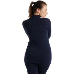 ICEBREAKER W 200 SONEBULA LS HIGH NECK MIDNIGNT NAVY/ ROY NAVY/SNOW/CB 23 -Rossignol Soldes Magasin 9 95568 w 200 sonebula ls high neck mid navy roy navy snow cb ib0a59ju090 03