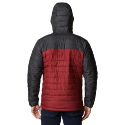 COLUMBIA POWDER LITE HOODED JKT RED JASPER SHARK 22 -Rossignol Soldes Magasin 9 95842 powder lite hooded jacket red jasper shark 1693931 667 06