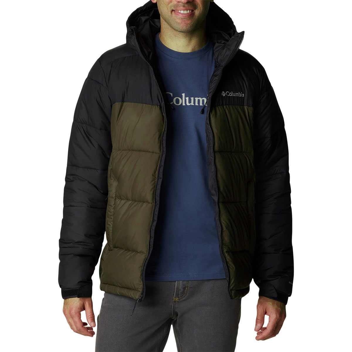 COLUMBIA PIKE LAKE HOODED JACKET OLIVE GREEN BLACK 23 5 COLUMBIA PIKE LAKE HOODED JACKET OLIVE GREEN BLACK 23 – Image 3