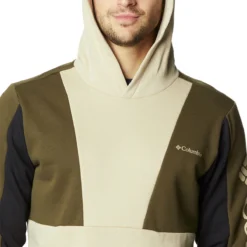 COLUMBIA LODGE COLORBLOCK HOODIE ANCIENT FOSSIL OLIVE GREEN BLK 22 -Rossignol Soldes Magasin 9 95972 lodge colorblock hoodie ancient fossil olive green blk 1956663 271 05