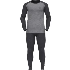 ODLO ACTIVE WARM ECO SPECIAL SET DARK GREY MELANGE/GREY MELANGE 23
