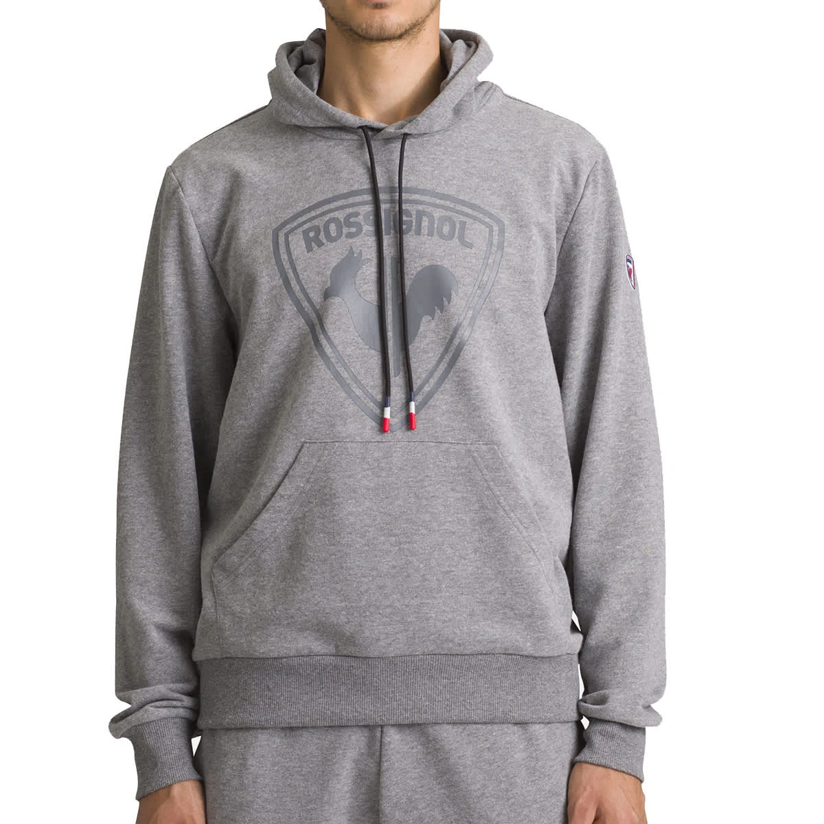 ROSSIGNOL LOGO SWEAT HOOD FL HEATHER GREY 23 3 ROSSIGNOL LOGO SWEAT HOOD FL HEATHER GREY 23