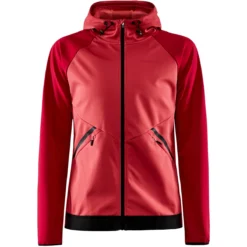 CRAFT GLIDE HOOD JKT W PINK-MACHINE 22
