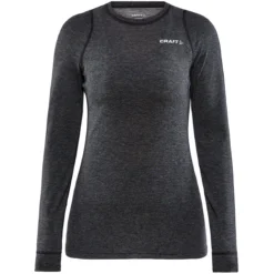 CRAFT CORE WOOL MERINO LS TEE W BLACK 23