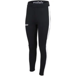 SWIX W FOCUS WARM TIGHTS BLACK/WHITE 23
